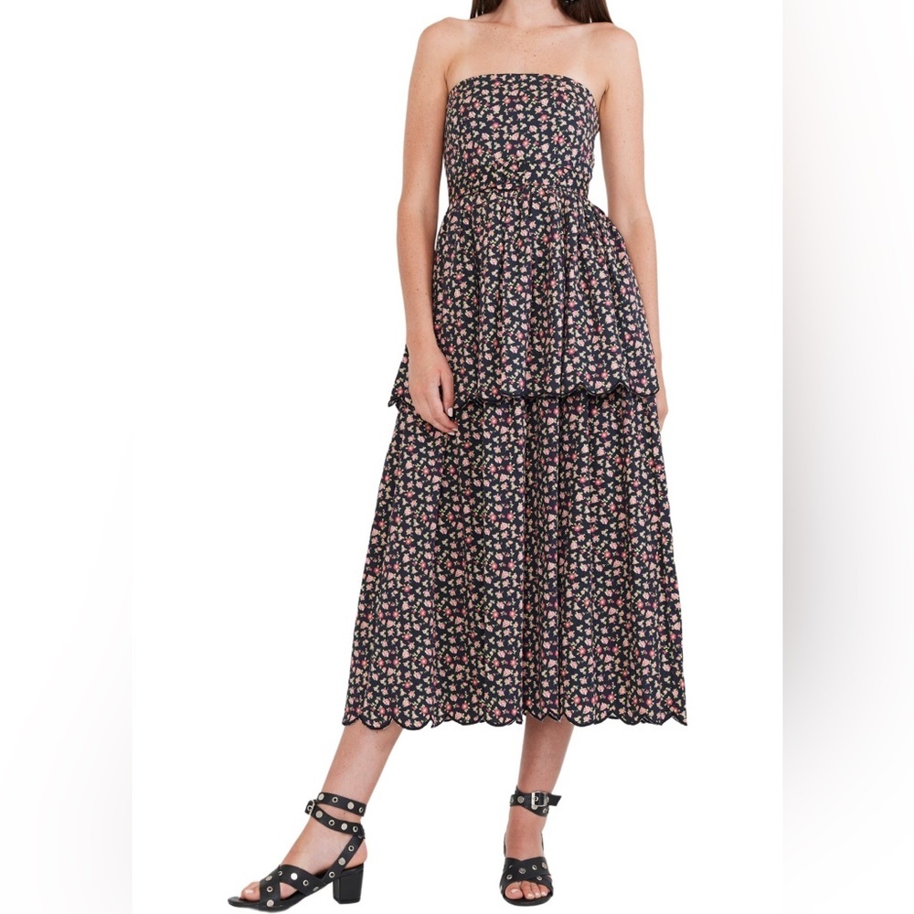 NWOT Eddy Daisy Midi Dress Size S